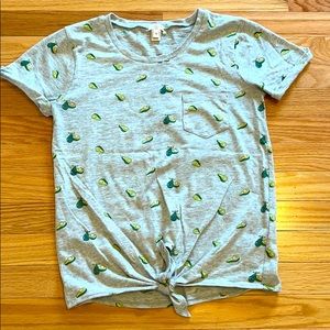 J.Crew avocado T-shirt
